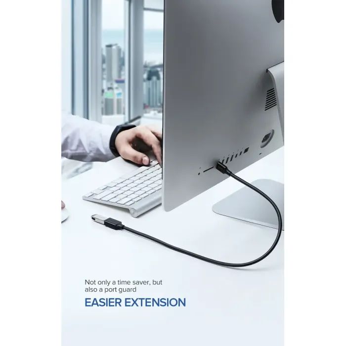 Дата кабель USB 3.0 AM/AF 0.5m US129 black Ugreen (30125) изображение 4