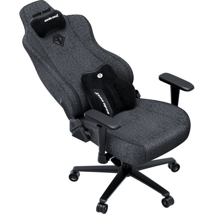 Крісло ігрове AndaSeat Novis Plus Fabric XL Black (AD23YC-XL-01-B-F-B04) зображення 7
