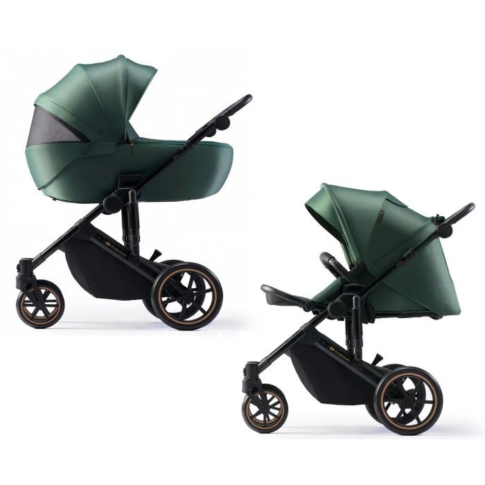 Коляска Kinderkraft 2 в 1 Prime 2 Venezian Black (KSPRIM02BLK2000 (5902533922895)