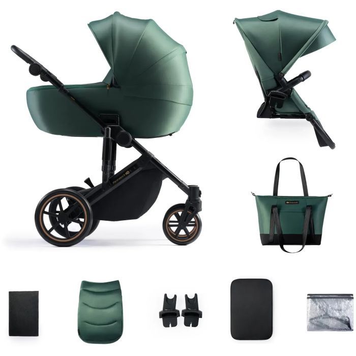 Коляска Kinderkraft 2 в 1 Prime 2 Venezian Black (KSPRIM02BLK2000 (5902533922895) зображення 4