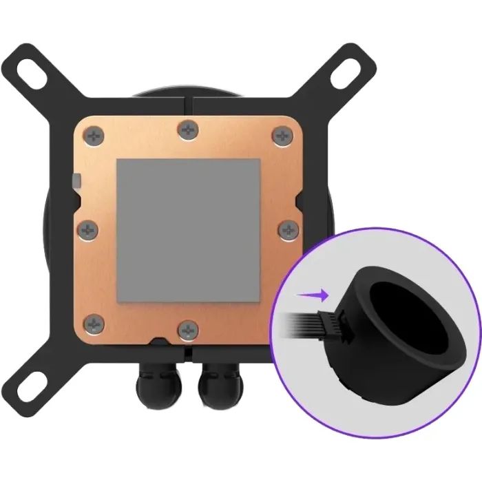 Система рідинного охолодження NZXT Kraken Plus V2 280mm AIO (RL-KN280-B2) зображення 5