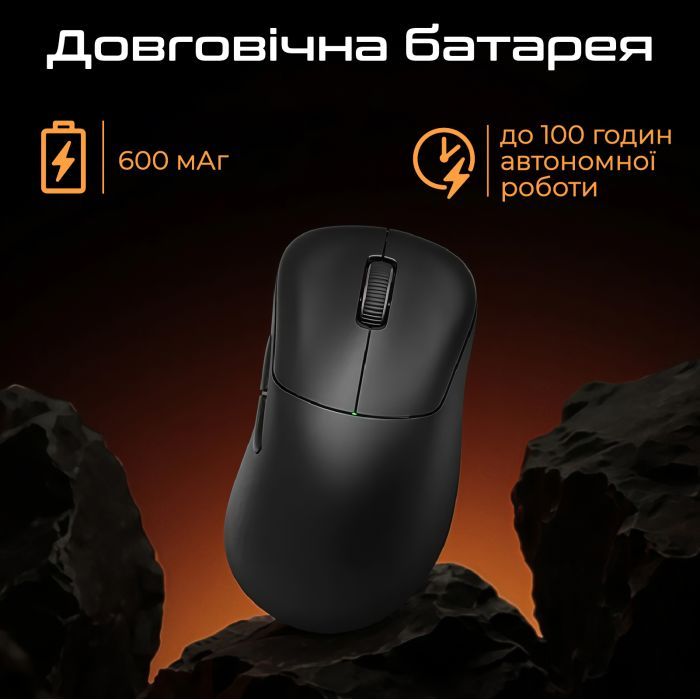 Мышка RAWM ER21 Wireless/Bluetooth Black (ER21.black) изображение 5 Мышка RAWM ER21 Wireless/Bluetooth Black (ER21.black) изображение 5