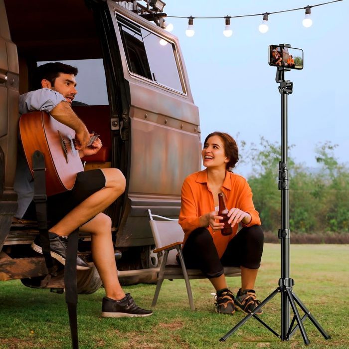 Штатив UGREEN LP680 Selfie Stick Tripod with Bluetooth Remote Black (15609) зображення 9