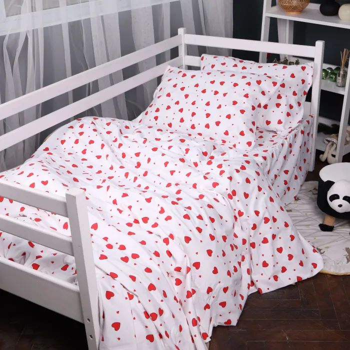 Постельное белье MirSon 015 Love Фланель 143х210 полуторный (2200009652608)