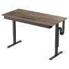 Комп'ютерний стіл OfficePro з електрорегулюванням висоти 1500 x 720 мм Dark Wood/Black (ODE1575DW) зображення 2
