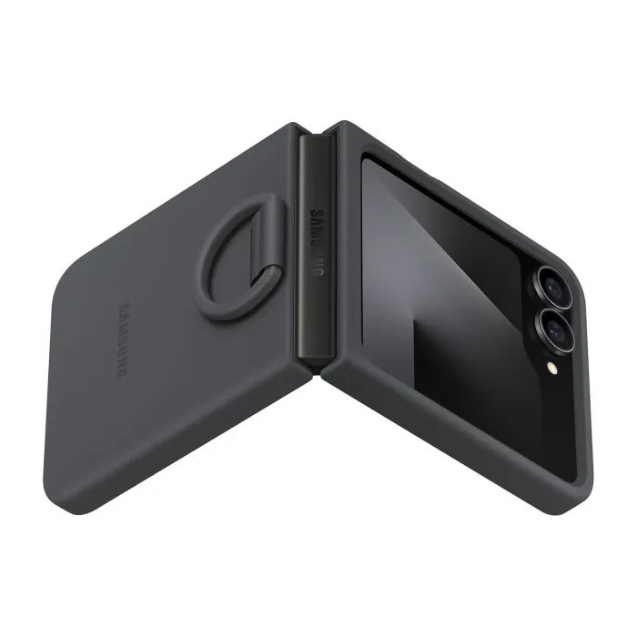 Чохол до мобільного телефона Samsung Silicone Flip 7 FE Black (EF-PF741TBEGUA) зображення 3