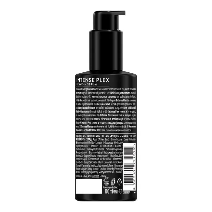 Сироватка для волосся Syoss Intense Plex Leave-in Serum 100 мл (9000101731705) зображення 2
