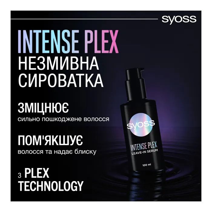 Сироватка для волосся Syoss Intense Plex Leave-in Serum 100 мл (9000101731705) зображення 8
