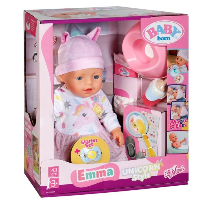 Пупс Zapf Baby Born – Емма-Єдиноріг 43 см (836668) зображення 3