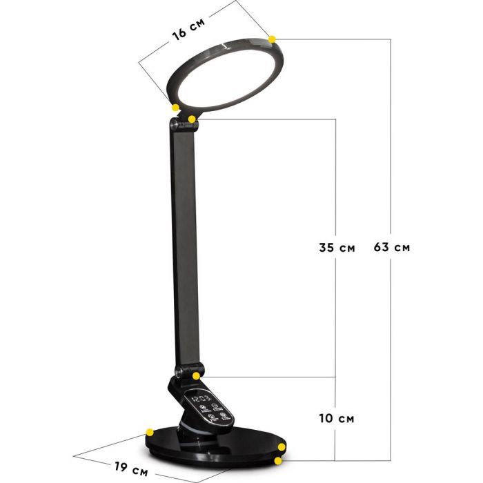 Настільна лампа Mealux DL-410 Black (BL-1235 Black) зображення 2