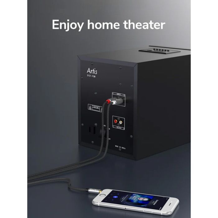 Кабель мультимедійний 3.5mm M to 2xRCA M 3.0m Cabletime (CA914067) зображення 6