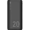 Батарея універсальна Silicon Power QS15 20000mAh PD/18W, QC/3.0, black (SP20KMAPBKQS150K)