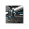Патч-корд 1m UTP cat 6 RJ-45 flat black Vention (IBABF) зображення 6