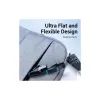 Патч-корд 1m UTP cat 6 RJ-45 flat black Vention (IBABF) зображення 9