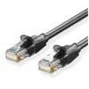 Патч-корд 1m UTP cat 6 RJ-45 flat black Vention (IBABF)