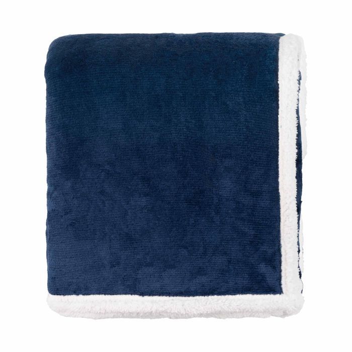 Плед Ardesto Sherpa 100% поліестер, синій темний 160х200 см (ART0204SH) зображення 2