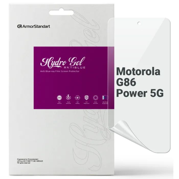 Пленка защитная Armorstandart hydrogel Anti-Blue Motorola G86 Power 5G (ARM86585)