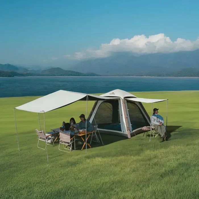 Палатка Naturehike чотиримісний автоматичний надувний із тентом Ango CNK2550WS017, сірий (6977465869883) изображение 2