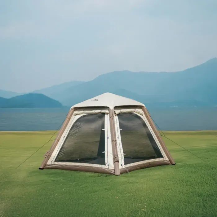 Палатка Naturehike чотиримісний автоматичний надувний із тентом Ango CNK2550WS017, сірий (6977465869883) изображение 6