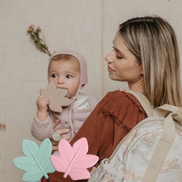 Прорезыватель Suavinex Poetry листочок, рожевий (403034) изображение 3