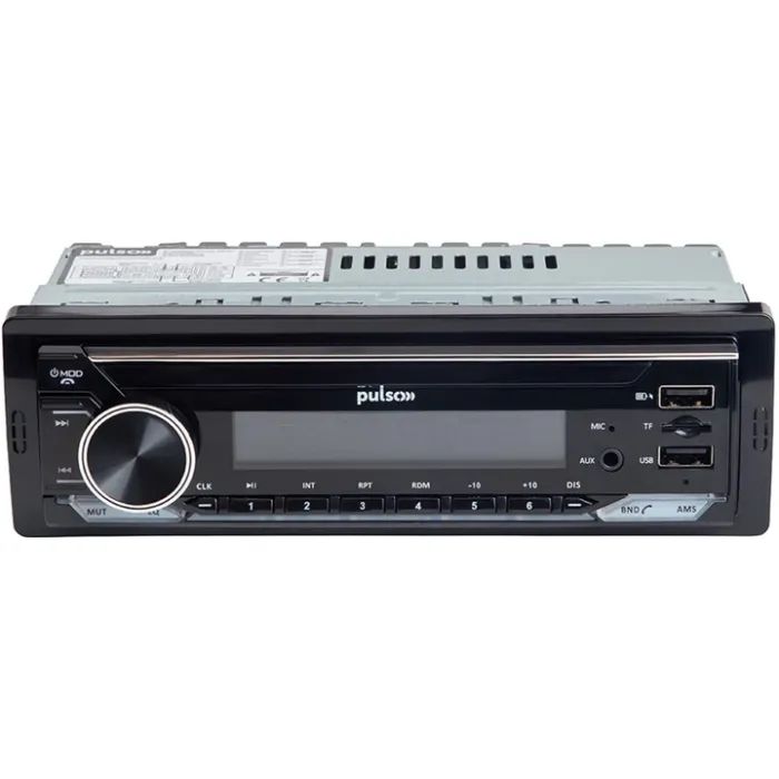 Автомагнітола PULSO RGB, USB, FM, RCA, LCD-дисплей, 4х50 Вт (P110311)