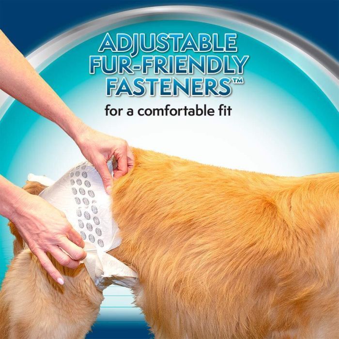 Подгузники для животных Simple Solution Disposable Diapers Small для собак S 12 шт (0010279105832) изображение 8