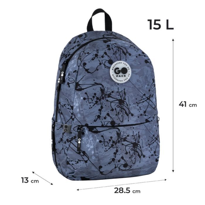 Рюкзак шкільний GoPack Education Teens 188M-4 чорний (GO26-188M-4) зображення 12
