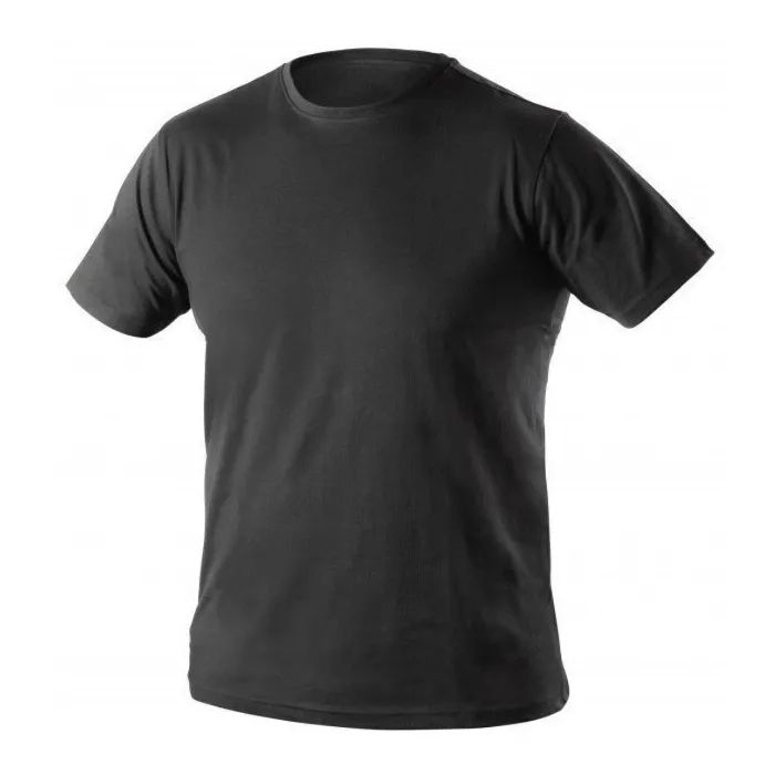 Футболка робоча Hoegert VILS HT5K414-2XL 100% бавовна чорна, 2XL (56) (HT5K414-2XL)