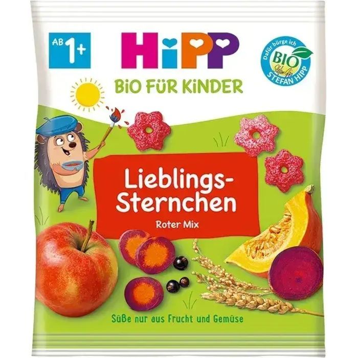 Дитячі снеки HiPP Органічні фруктово-овочеві 30 г (1999034)