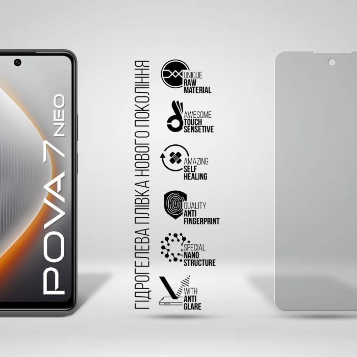 Плівка захисна Armorstandart hydrogel Matte Tecno Pova 7 Neo (LJ6) (ARM87315) зображення 2