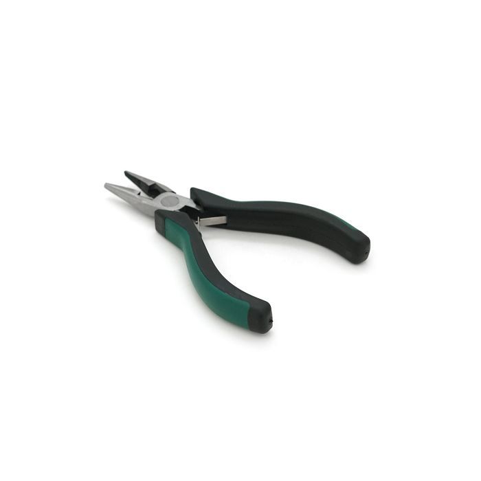 Плоскогубці Voltronic круглогубці з кусачками, чорно-зелені ручки 135 х 35, Q100 (YT-PP135х35) зображення 3