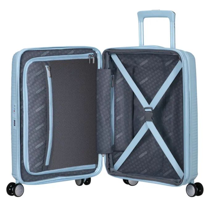 Чемодан American Tourister Soundbox 35.5/41 л пастельно-блакитна (32G*22001) изображение 8