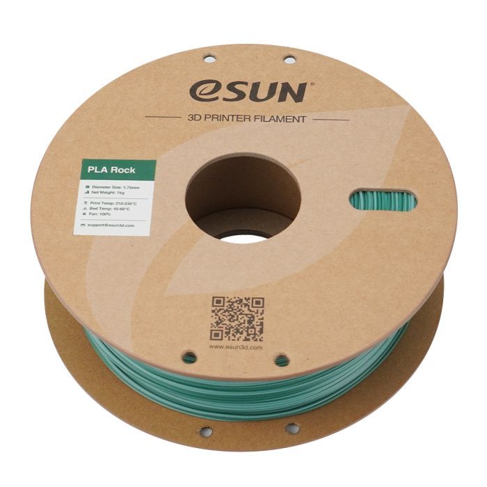 Пластик для 3D-принтера eSUN PLA Rock 1,75mm 1kg PEGMATITE (PLA-ROCK175O-PE1P1) зображення 3