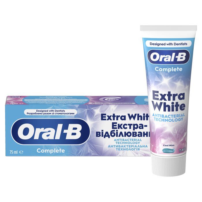Зубная паста Oral-B Complete Чрезвычайная белизна Прохладная мята 75 мл (8006530254779)