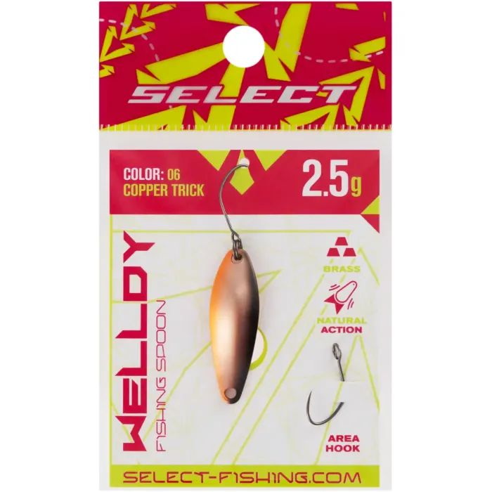 Блешня Select Welldy 2.5g 31mm 33 Rusty Greench (1870.81.16) зображення 2