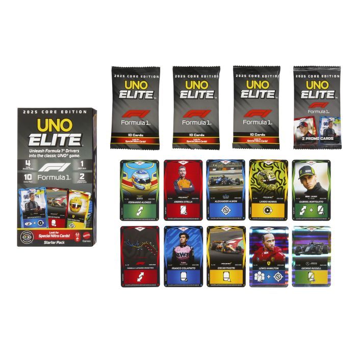 Настольная игра UNO Elite "F1" (JLV42) изображение 3