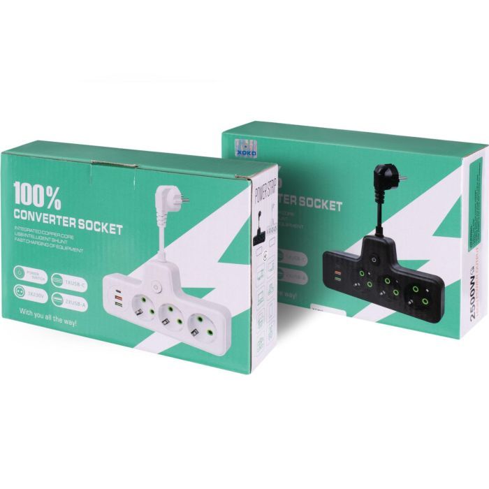 Мережевий фільтр живлення XoKo XK-SPW-3-2-1-WH зображення 11
