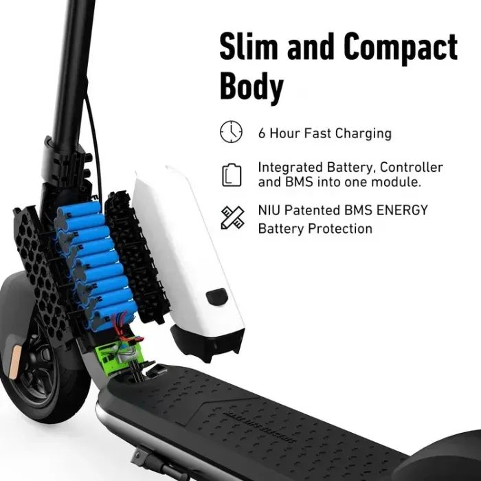 Электросамокат NIU KQi1 Sport Black 9" (K12342B1E11) изображение 10