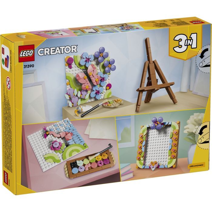 Конструктор LEGO Creator Декоративная живопись «Цветочное искусство» (31390-) изображение 10