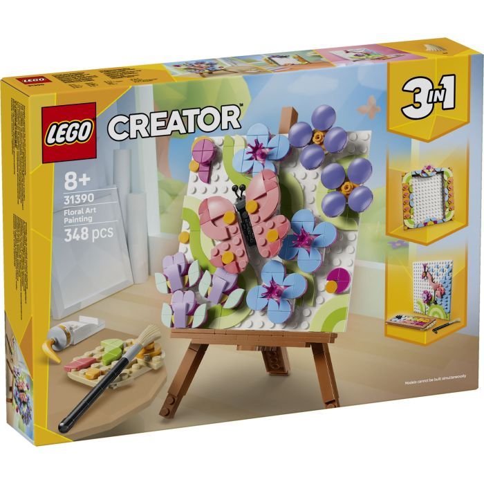 Конструктор LEGO Creator Декоративная живопись «Цветочное искусство» (31390-)