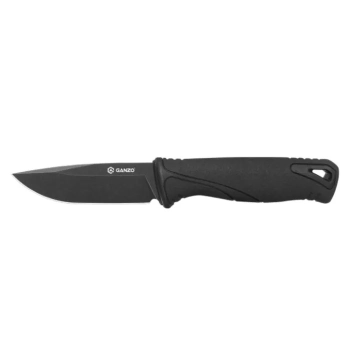 Нож Ganzo G807BW-BK чорний з чохлом (G807BW-BK)