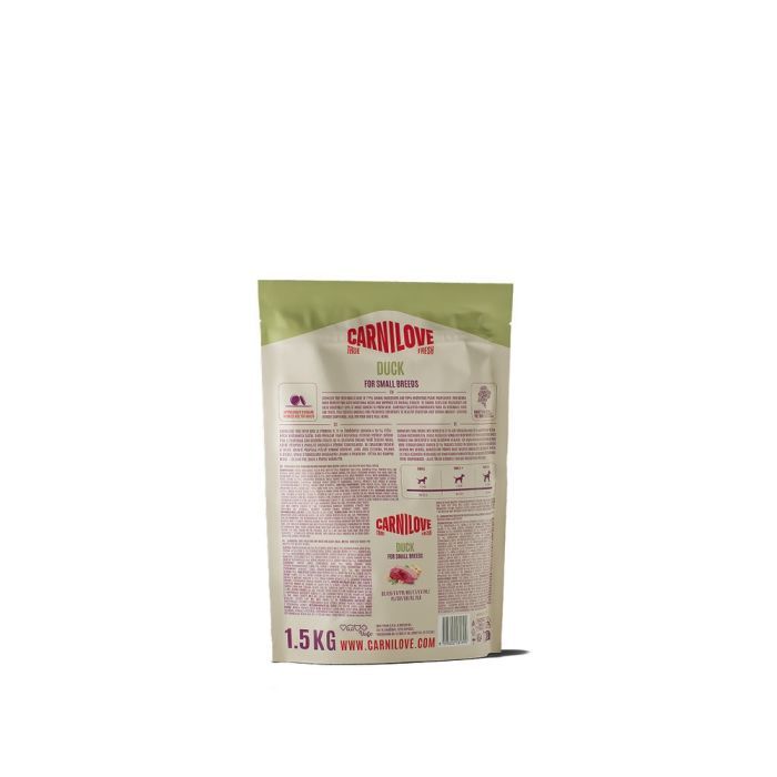 Сухой корм для собак Carnilove True Fresh Duck Small Breed 1.5 кг (8595602581894) изображение 2