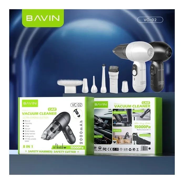 Пылесос BAVIN VC-02 15000Pa 2000 mAh Black (Z-VC02 BK) изображение 9