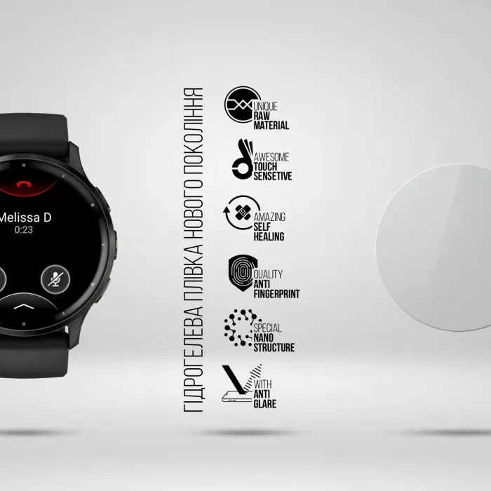 Пленка защитная Armorstandart Matte hydrogel Garmin Venu 3 45mm 6 pcs (ARM92031) изображение 2