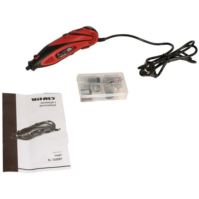 Гравер Vitals Eu 1335KP, 130W, 10000–35000об/хв, 0.6кг (233121) зображення 11