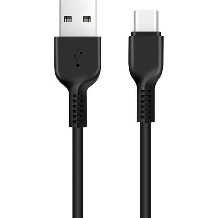 Дата кабель USB 2.0 AM to USB-C 3.0m 3A X20 black HOCO (6957531068969)