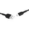 Дата кабель USB 2.0 AM to USB-C 2.0m 3A X20 black HOCO (6957531068907) изображение 3
