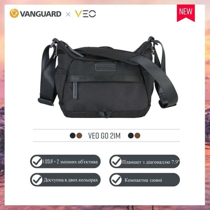 Фото-сумка Vanguard VEO GO 21M Black (DAS301316) изображение 9