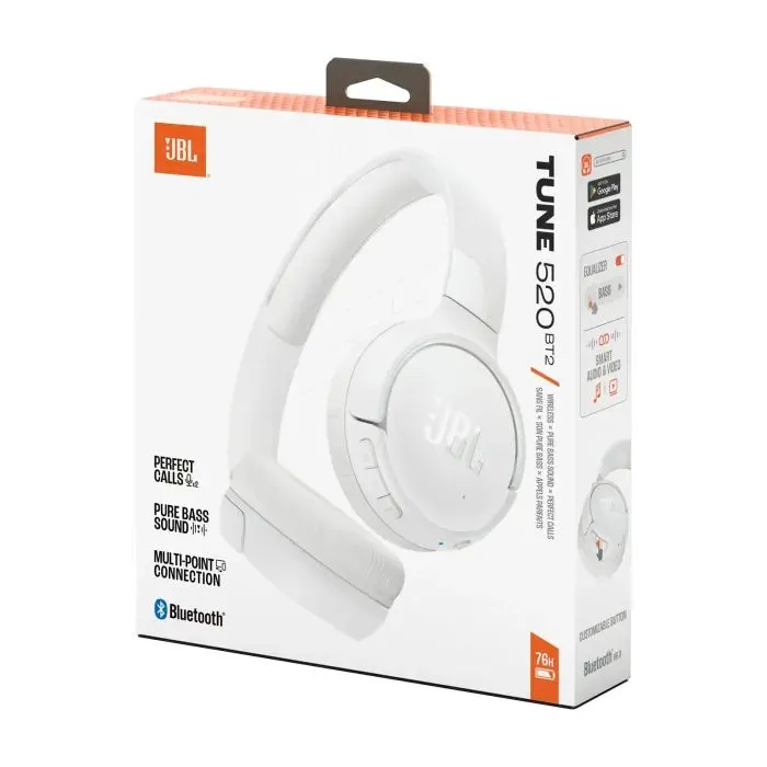 Наушники JBL Tune 520BT2 White (JBLT520BT2WHTEU) изображение 8