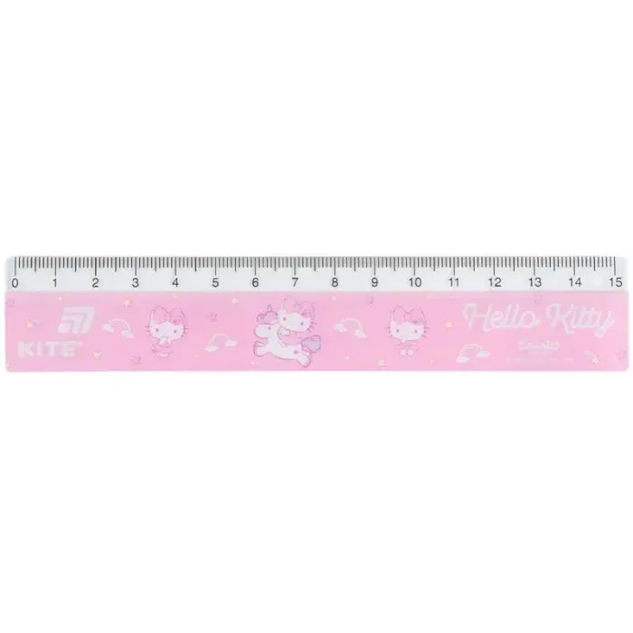 Линейка Kite пластиковая Hello Kitty, 15 см (HK26-090-2)